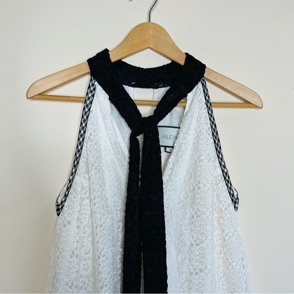 Alexis Genevieve Dress in Black & White Lace - Picture 11 of 15